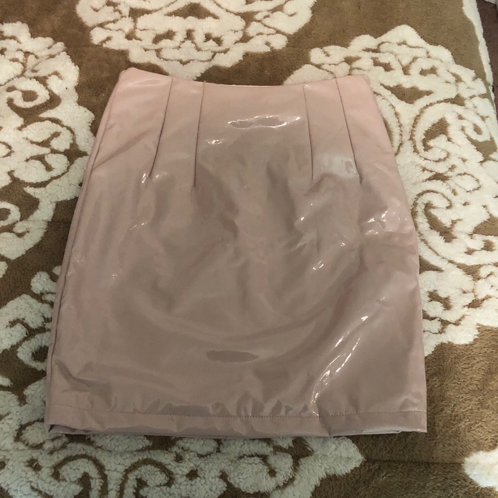 Pink Latex Skirt